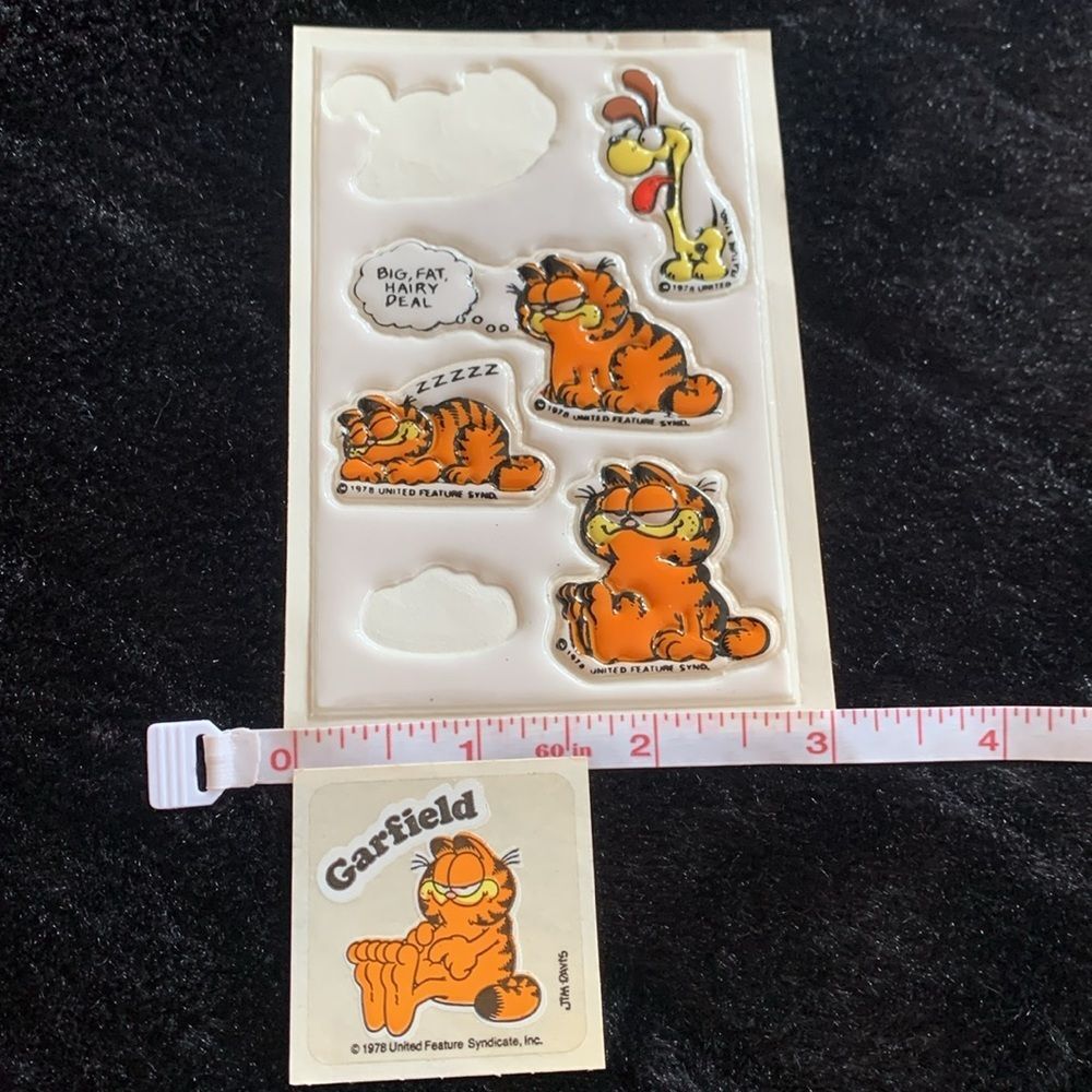 1978 VINTAGE Garfield Sticker Collection - Picture 4 of 5